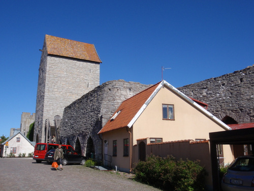 Visby city wall/fortress.